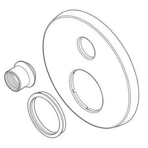 Delta RP84971 Delta RP84971 Chrome Integrated Diverter Escutcheon Assembly