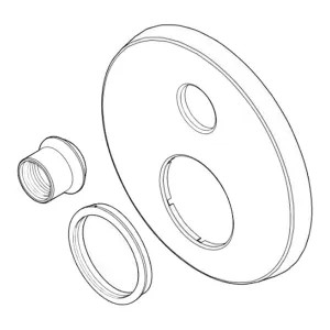 Delta RP84970SS Delta RP84970SS Stainless Integrated Diverter Escutcheon Assembly