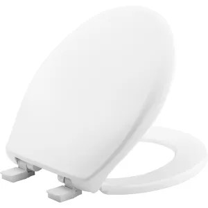 Bemis 200E3NL-000 Bemis Affinity Round Plastic Toilet Seat - White (200E3NL-000)