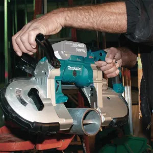 Makita XBP02Z Makita 18V LXT Lithium-Ion Cordless Portable Band Saw, with Variable Speed and LED Light, Tool Only - XBP02Z
