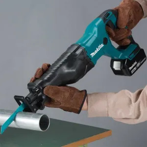 Makita XRJ04Z Makita 18V LXT Lithium-Ion Cordless Reciprocating Saw with Electric Brake and Variable Speed Trigger, 0-2,800 SPM, Tool Only - XRJ04Z