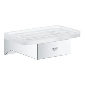 Grohe 40806000 Grohe 40806000 Selection Cube Soap Dish, StarLight Chrome