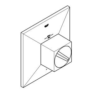 Grohe 47893000 Grohe 47893000 Universal Escutcheon - StarLight Chrome