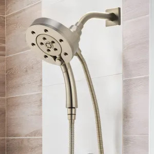 Brizo 86275-NK-2.5 Brizo Hydrati 2-in-1 Multi-Function Shower, MagneDock, H2Okinetic, 2.5 GPM, Brilliance Luxe Nickel - 86275-NK-2.5