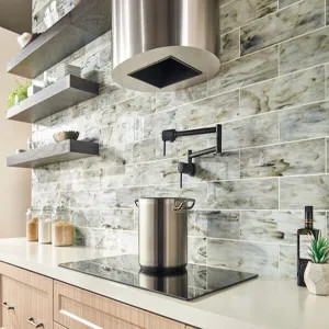 Delta 1165LF-BL Delta Contemporary Wall-Mount Pot Filler Faucet In Matte Black - 1165LF-BL