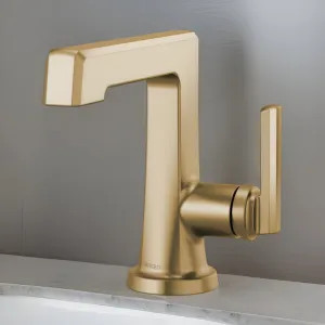 Brizo 65098LF-GL Brizo Levoir Single-Handle Deck Mount Lavatory Faucet, 1.5 GPM, Brilliance Luxe Gold - 65098LF-GL