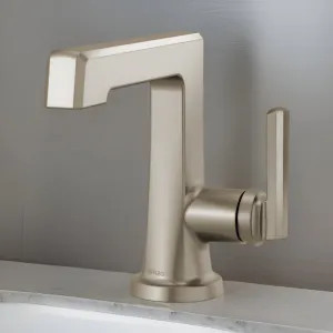 Brizo 65098LF-NK Brizo Levoir Single-Handle Deck Mount Lavatory Faucet, 1.5 GPM, Brilliance Luxe Nickel - 65098LF-NK