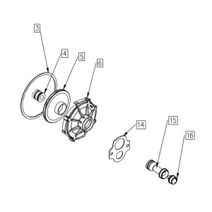 Red Lion 305584019 Red Lion 305584019 Overhaul Kit for RJC-50-PREM Pump