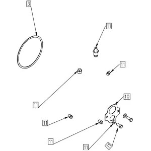 Red Lion 305597009 Red Lion 305597009 Gasket/Hardware Kit for PW-CJ