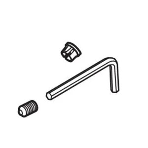 Brizo RP81078GL Brizo RP81078GL Rook Allen Wrench, Set Screw & Button - Luxe Gold