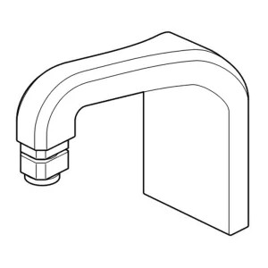 Brizo RP100437SL Brizo Levoir Slide Bar Mounting Bracket and Hardware, Brilliance Luxe Steel - RP100437SL