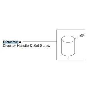Brizo RP62796GL Brizo RP62796GL Odin 68475-GL Diverter Handle and Set Screw - Luxe Gold