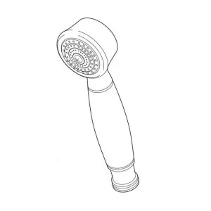 Brizo RP42358GL Brizo Single-Function Hand Shower with Dual-Check Valve, 1.75 GPM, Brilliance Luxe Gold - RP42358GL