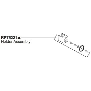 Brizo RP75218SL Brizo RP75218SL Odin Handshower Holder Assembly - Luxe Steel