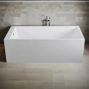 Trone Plumbing JADE67 Trone 66in x 30in White Freestanding Soaker Tub - JADE67