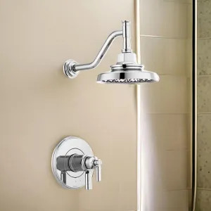 Brizo T60276-PC Brizo Invari TempAssure Thermostatic Shower Faucet with Multi-Function Showerhead, 1.75 GPM, Polished Chrome - T60276-PC