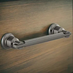 Brizo 699176-SL Brizo Invari 4” Metal Drawer Pull, Brilliance Luxe Steel - 699176-SL