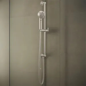 Brizo 88776-NK Brizo Invari Multi-Function Hand Shower with Slidebar, H2OKinetic, WaterSense, 1.75 GPM, Brilliance Luxe Nickel - 88776-NK
