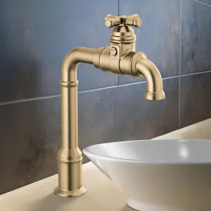 Delta 1990LFC-CZ Delta Broderick Single Handle Bar/Prep Faucet, ADA, 1.5 GPM, Champagne Bronze - 1990LFC-CZ