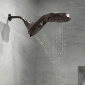 Delta 58580-RB25-PK Delta 2.5 GPM 5-Setting Two-In-One Raincan Showerhead and Fixed Combo Shower, WaterSense Certified, Touch-Clean Nozzles, Venetian Bronze - 58580-RB25-PK