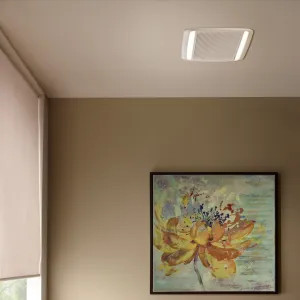 Broan QTXE110150DCLF Broan-NuTone QTDC Bathroom Exhaust Fan with LED Light Finish Pack Only, 110/130/150 CFM - QTXE110150DCLF