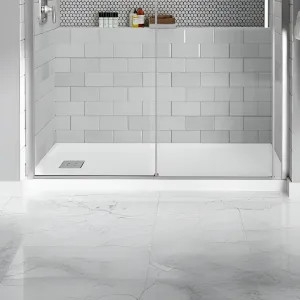 American Standard A8002L-LHO.020 American Standard Studio 60in x 32in White Single Threshold ADA Shower Base With Left-Hand Oullet, Acrylic Surface - A8002L-LHO.020