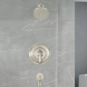 American Standard TU106508.295 American Standard Patience Brushed Nickel Tub/Shower Trim Kit, 1.8 GPM, WaterSense - TU106508.295