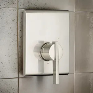 American Standard TU184500.295 American Standard Times Square Brushed Nickel Pressure Balance Valve Only Trim, Double Ceramic Balance Cartridge With Lever Handle  - TU184500.295