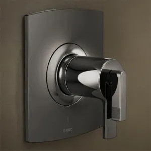 Brizo T60006-BNXLHP Brizo Kintsu TempAssure Thermostatic Valve Trim with Temperature and Volume Control, Brilliance Black Onyx - T60006-BNXLHP