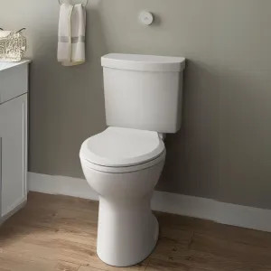 American Standard 4000709.020 American Standard Cadet Pro Gravity Flush Toilet Tank with Touchless Flush, 1.28 gpf, Chrome Flush Button, White - 4000.709.020