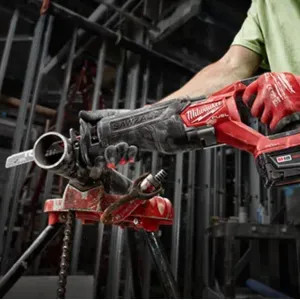 Milwaukee 2822-22 Milwaukee M18 FUEL SAWZALL Reciprocating Saw Kit with QUIK-LOK Blade Clamp, ONE-KEY, 2-Pc XC5.0 Batteries and Charger - 2822-22