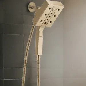 Brizo 86280-GL Brizo Essential Hydrati 2-in-1 Multi-Function Shower, MagneDock, H2Okinetic, 1.75 GPM, Brilliance Luxed Gold - 86280-GL