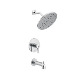 Moen UT3363EP Moen Cia M-Core 3-Series Tub/Shower Faucet with 1.75 GPM Rainshower, 1-Function, Single Lever Handle, M-PACT, Immersion, Chrome - UT3363EP