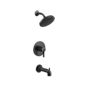 Moen UT2263EPBL Moen Cia M-Core 2-Series Tub/Shower Faucet with 1.75 GPM Rainshower, 1-Function, Single Lever Handle, M-PACT, Immersion, Matte Black - UT2263EPBL
