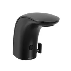 Moen 8554BL Moen 8554BL M-POWER One-Handle Sensor-Operated Lavatory Faucet, Matte Black