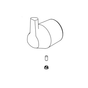 Delta RP101747PCPR Delta RP101747PCPR Galeon Divert Handle Kit, Chrome
