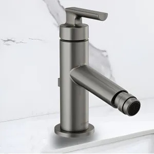 Brizo 68106-SL Brizo Kintsu Single-Handle Bidet Faucet with Metal Pop-Up, Lever Handle, Single-Hole, Brilliance Luxe Steel - 68106-SL