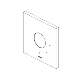 Brizo RP101836PC Brizo Chrome Escutcheon, Frank Lloyd Wright Collection - RP101836PC