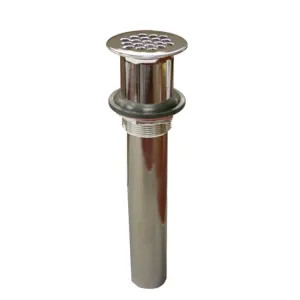  Jones Stephens D70105 Chrome Lavatory Grid Drain - Less Overflow