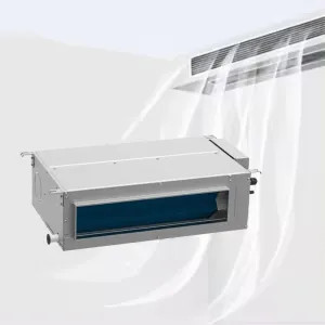 GREE 208-230 volts Slim Duct Super High Fan Coil with Pump, 48,000 BTU/54,000 BTU- GMV-ND48PHS/B-T(U)