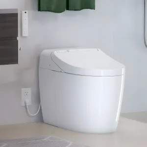 Toto MS922CUMFG#01 TOTO G450 WASHLET Integrated Smart Toilet with Bidet Seat, Heated, Premist, 1.0 GPF, Cotton - MS922CUMFG#01