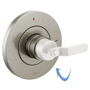 Brizo T60P035-NKLHP Brizo Litze Pressure Balance Single-Handle Valve Trim, Less Handle, Luxe Nickel - T60P035-NKLHP