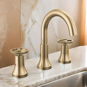 Delta 3558-CZMPU-DST Delta Trinsic High-Arc Champagne Bronze Lavatory Faucet for 4