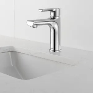 Peerless P1513LF Peerless Flute Single-Hole Bathroom Faucet with 50/50 Pop-Up Drain, Single-Handle, 1.0 GPM, Lever Handle, ADA, WaterSense, Chrome - P1513LF
