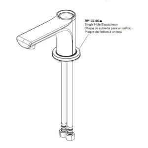 Peerless RP102103BL PEERLESS RP102103BL FLUTE BASE & PLATE