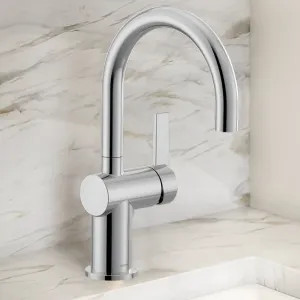 Moen 5622 Moen Cia Single-Handle High Arc Bar Faucet w/ 360-Degree Rotating Spout, 1.5 GPM, Chrome - 5622
