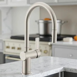 Moen 7622SRS Moen Cia Single-Handle High Arc Pull-Down Kitchen Faucet, 1.5 GPM, Spot Resist Stainless - 7622SRS