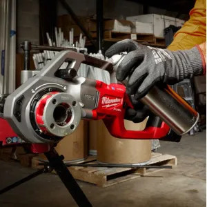Milwaukee 2870-22 Milwaukee M18 FUEL One-Key Cordless Brushless Compact Pipe Threader Kit with (2) 8.0Ah Batteries, 1/2