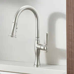 Brizo 63058LF-SS Brizo Tulham Single Handle Pull-Down Kitchen Faucet, 1.8 GPM, Brilliance Stainless - 63058LF-SS
