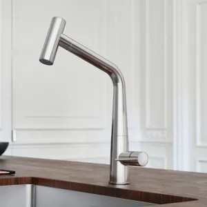 Franke ICN-PO-CHR Franke Icon Single Handle Pull-Out Kitchen Sink Faucet, Lever Handle, 1.75 GPM, Polished Chrome - ICN-PO-CHR